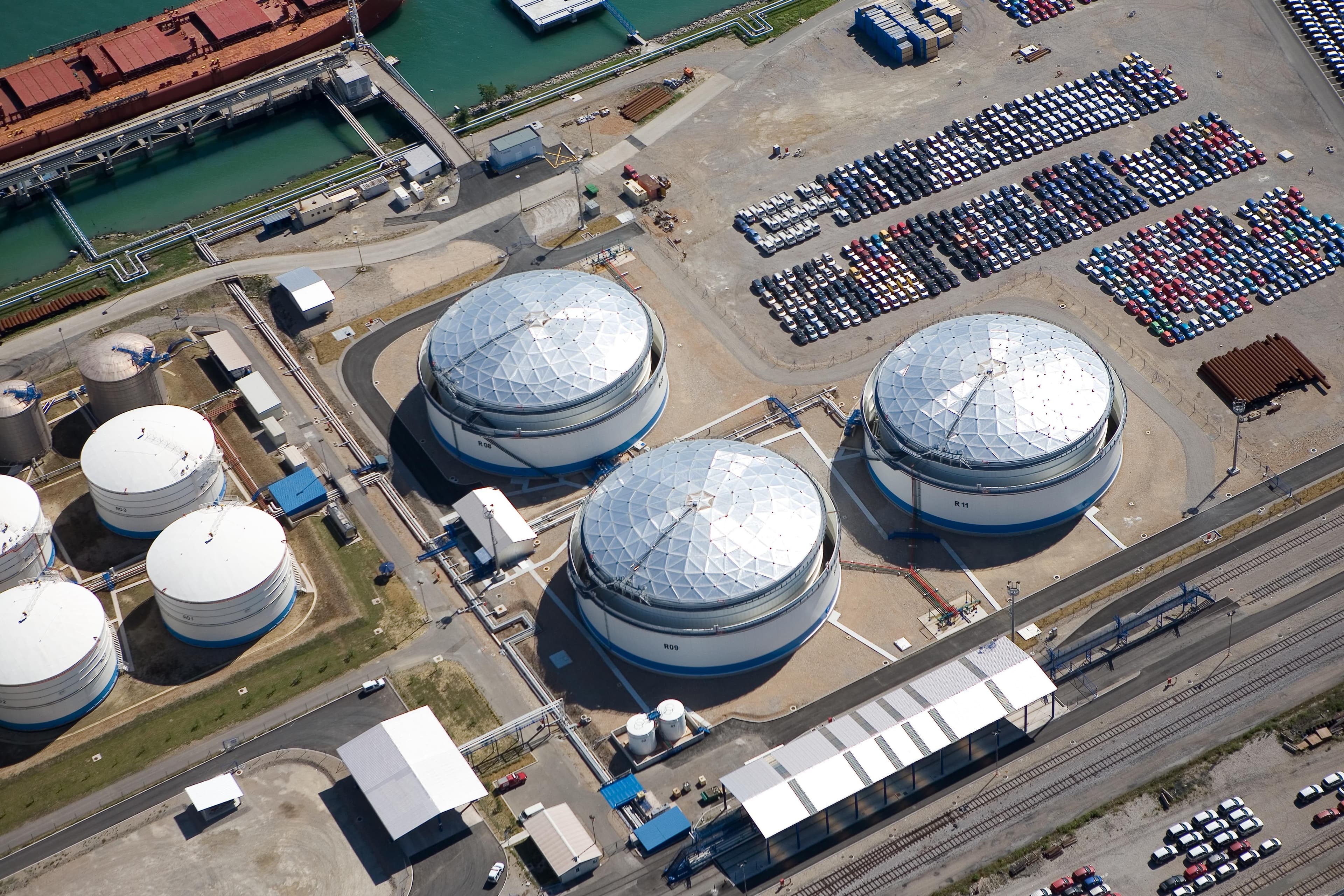 Luka Koper, rezervoarji za skladiščenje letalskega goriva