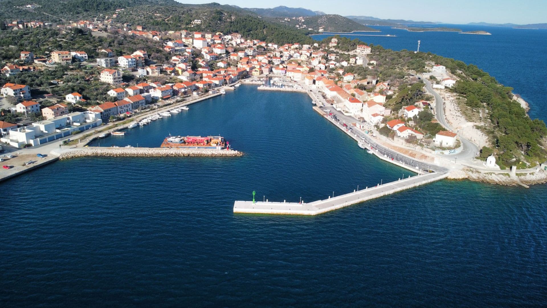 Dogradnja mestnega pristanišča Sali na Dugem otoku